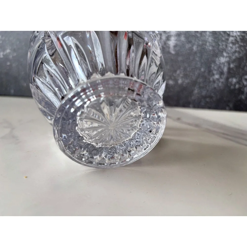 Vintage Mikasa‎ Studio Nova Crystal Bowl Frosted Shell Candy Dish Nautical